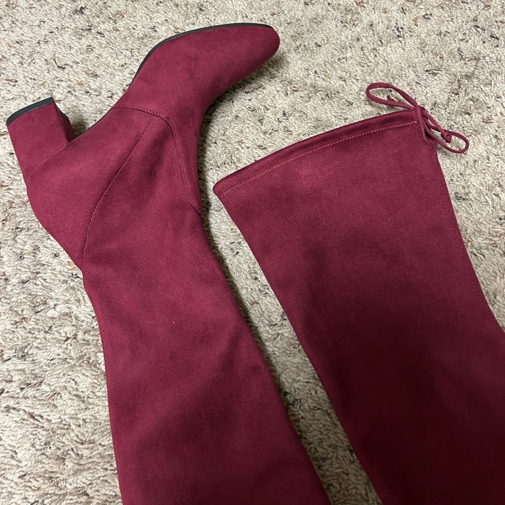Stuart Weitzman genna 60 over the knee suede boot - Picture 5 of 9